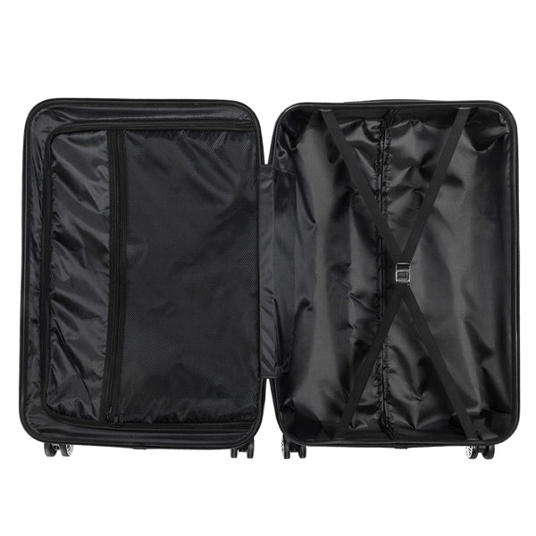 3-Piece Spinner Luggage Set – Rose Gold Travel Suitcases (20” 24” 28”)