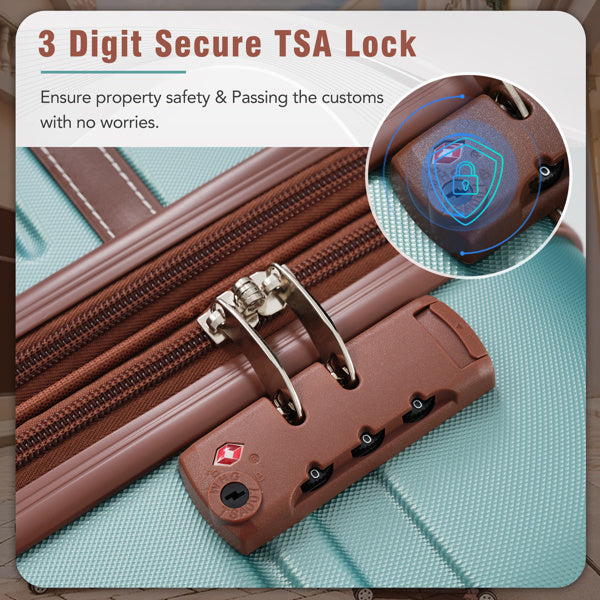 Light & Easy 2-Piece 20” Luggage Set – TSA-Approved