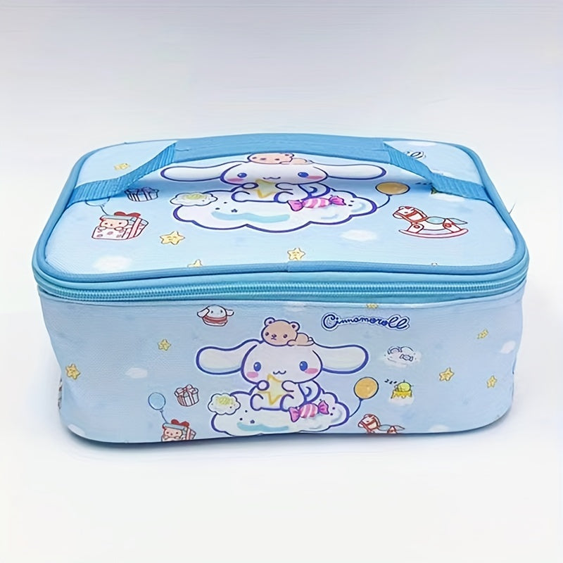 Kawaii Character Insulated Lunch Bag – Water-Resistant Cooler Tote