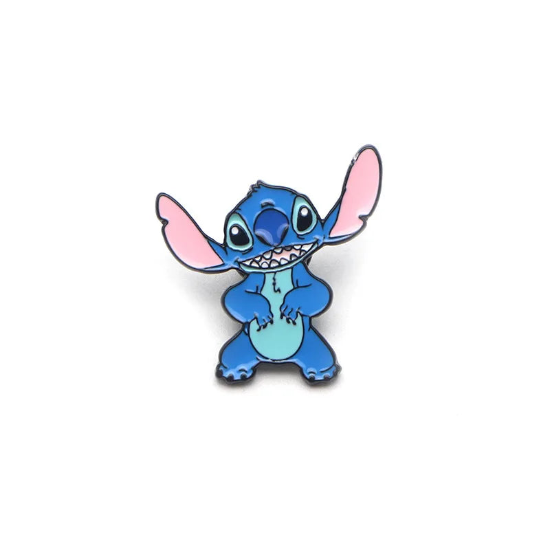 Cute Blue Alien Enamel Pin – Cartoon Lapel Brooch for Bags & Jackets
