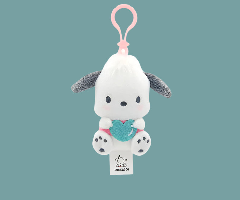 Kawaii Plush Character Bag Pendant – 14cm Cute Backpack Decoration