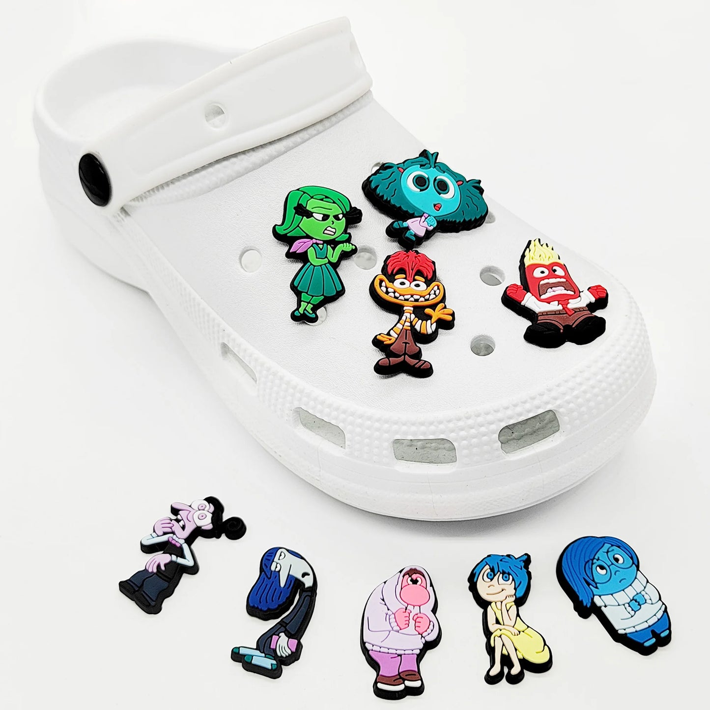 Colorful Emotion-Themed Shoe Charms – Fun Cartoon Accessories for Clogs