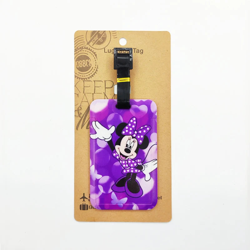Cartoon Ears Luggage Tag – Travel Bag ID Label for Suitcases