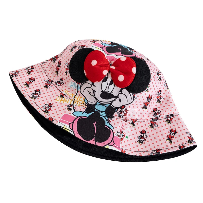 Kawaii Cartoon Bucket Hat – Soft Kids Cap for Ages 3–12