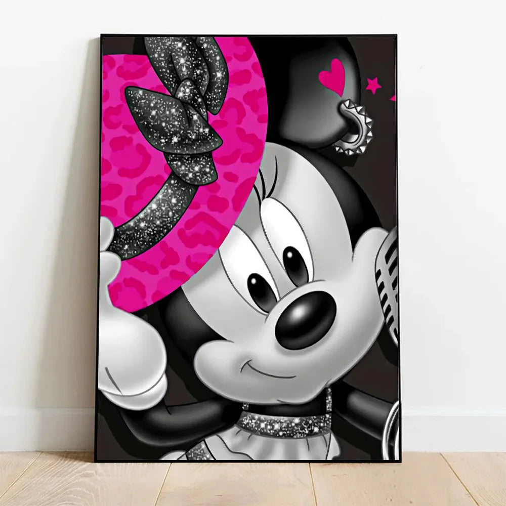 Kawaii Doodle Wall Art Print – Vertical Canvas for Kids’ Rooms or Living Spaces