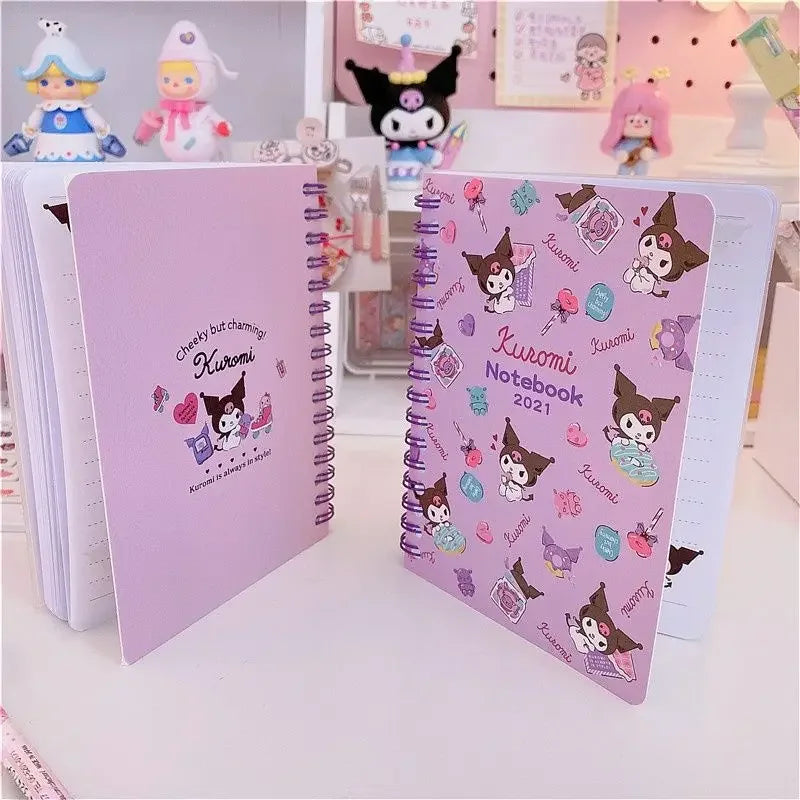 Kawaii Cartoon A6 Notepad – Mini Diary for Students & Everyday Notes