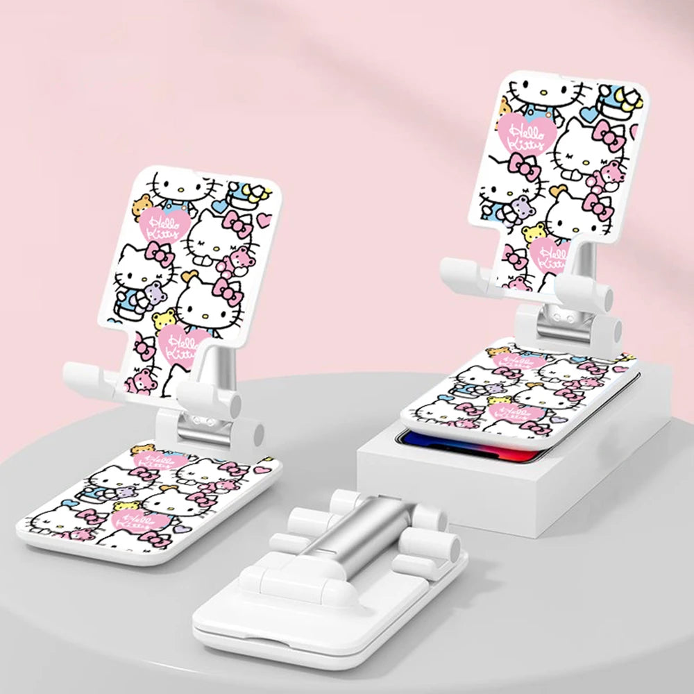 Kawaii Adjustable Desktop Phone & Tablet Stand – Cartoon Style