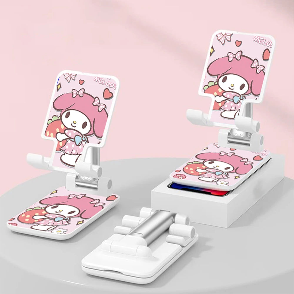 Kawaii Adjustable Desktop Phone & Tablet Stand – Cartoon Style