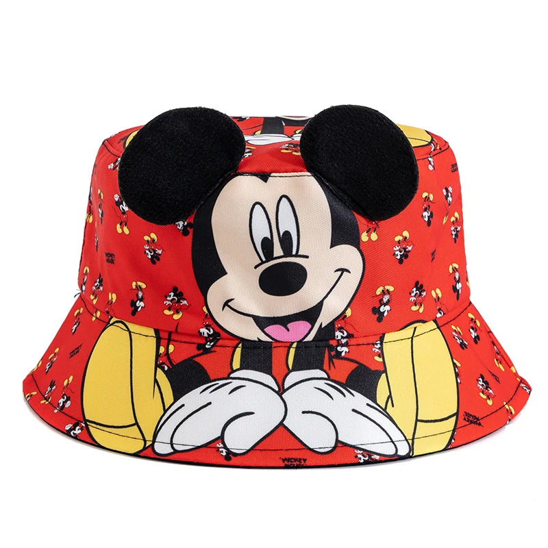 Kawaii Cartoon Bucket Hat – Soft Kids Cap for Ages 3–12