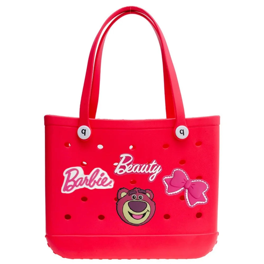 Kawaii Jelly Beach Tote – Waterproof EVA Bag (Medium)