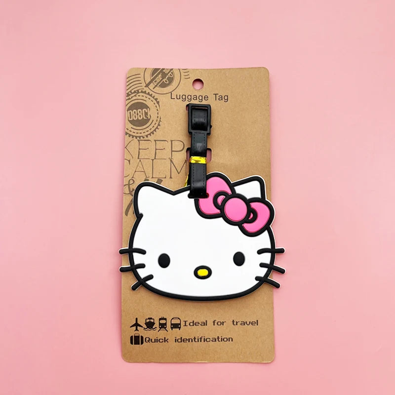 Kawaii Bow Luggage Tag – Cute Travel Bag Identifier