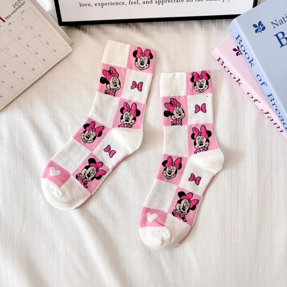 Kawaii Cartoon Knit Socks – Soft Cotton Low-Tube Socks for Everyday Wear