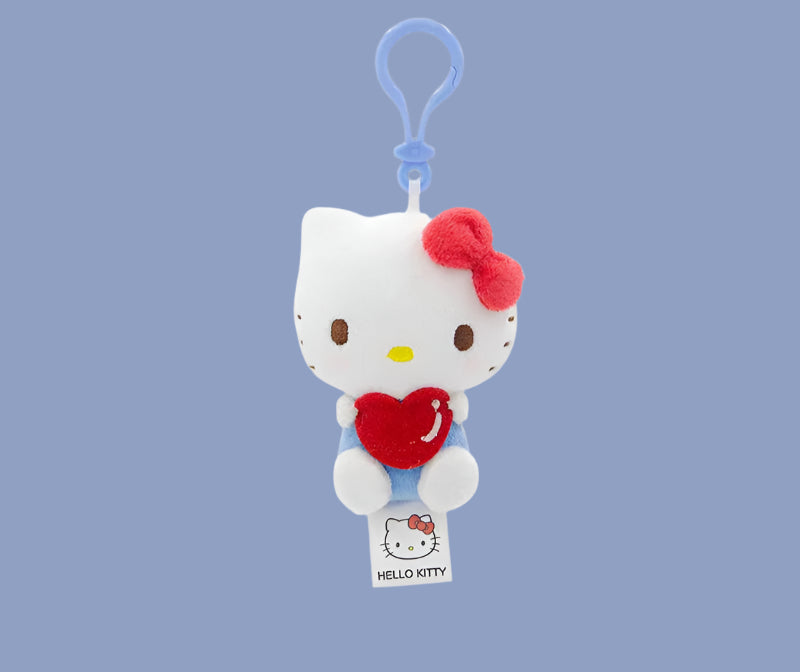 Kawaii Plush Character Bag Pendant – 14cm Cute Backpack Decoration