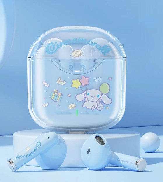 Cute Wireless Bluetooth Earbuds – Waterproof with Charging Case (Type-C)