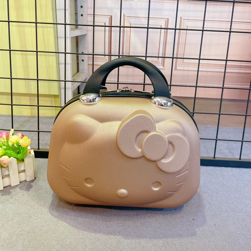 Pink Kawaii Makeup Bag – Large Capacity Travel Organizer
