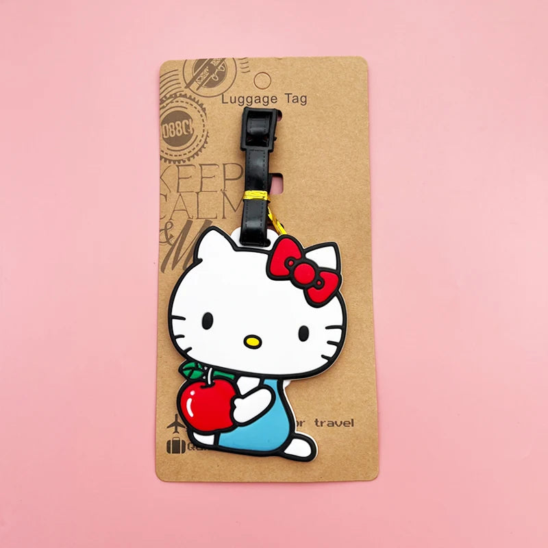 Kawaii Bow Luggage Tag – Cute Travel Bag Identifier