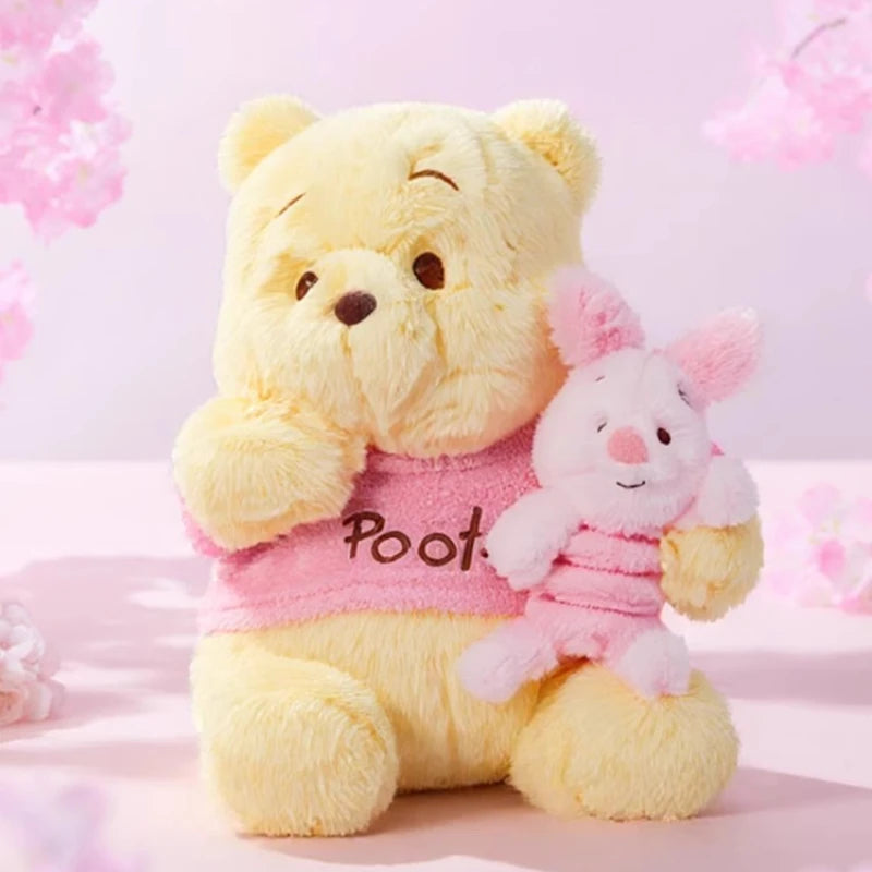Soft Hugging Bear & Pig Plush – Kawaii-Inspired Stuffed Toy Duo