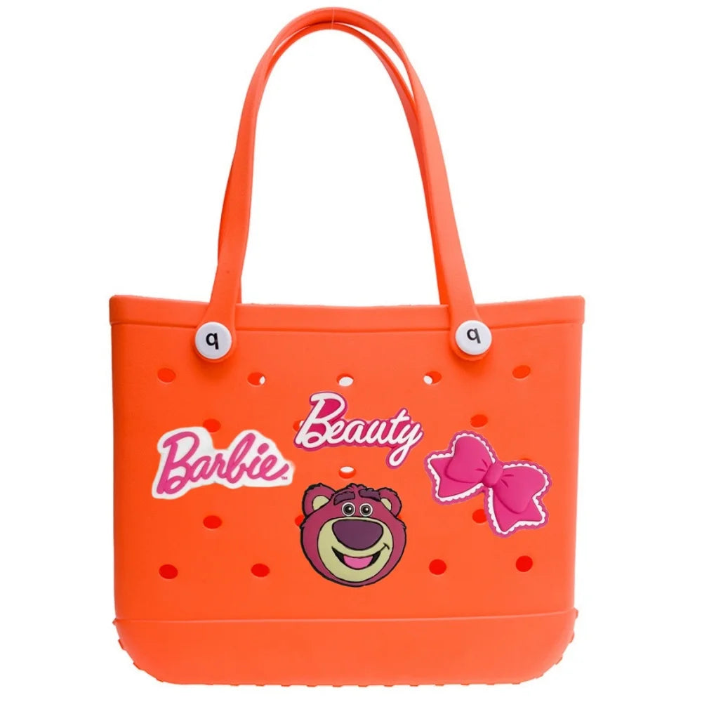 Kawaii Jelly Beach Tote – Waterproof EVA Bag (Medium)