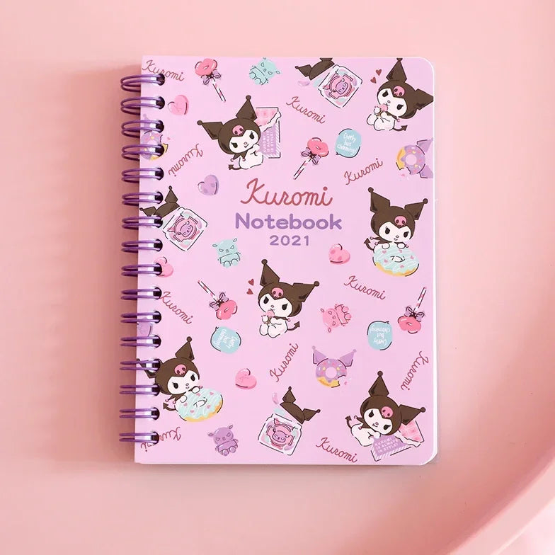 Kawaii Cartoon A6 Notepad – Mini Diary for Students & Everyday Notes