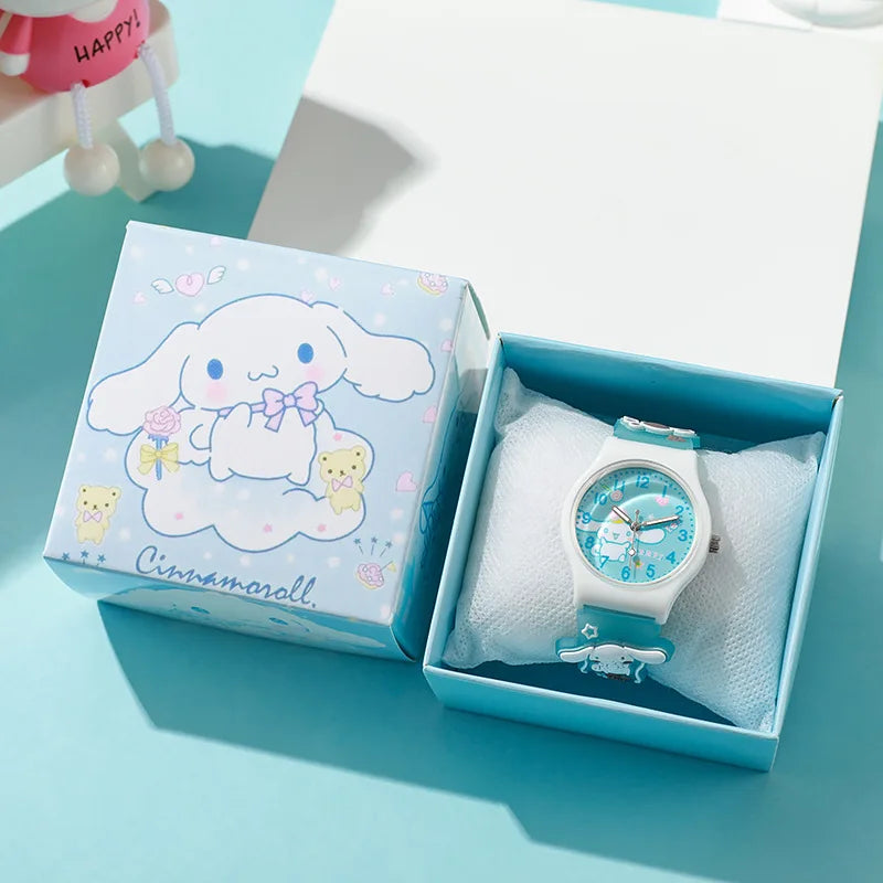 Kawaii 3D Cartoon Watch for Girls – Silicone Band with Gift Box