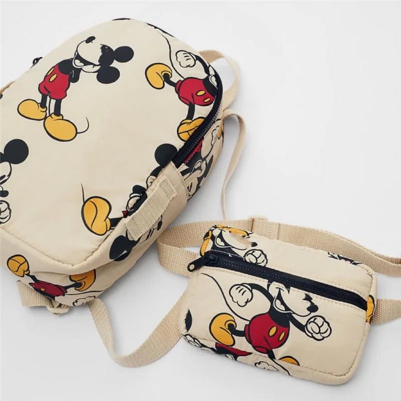 Cartoon Backpack – Lightweight Nylon Bag for Kids