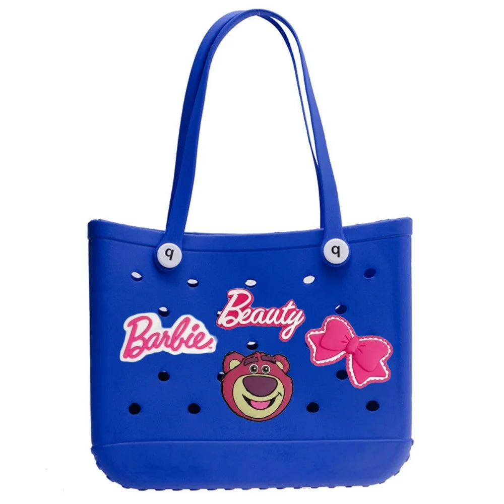 Kawaii Jelly Beach Tote – Waterproof EVA Bag (Medium)