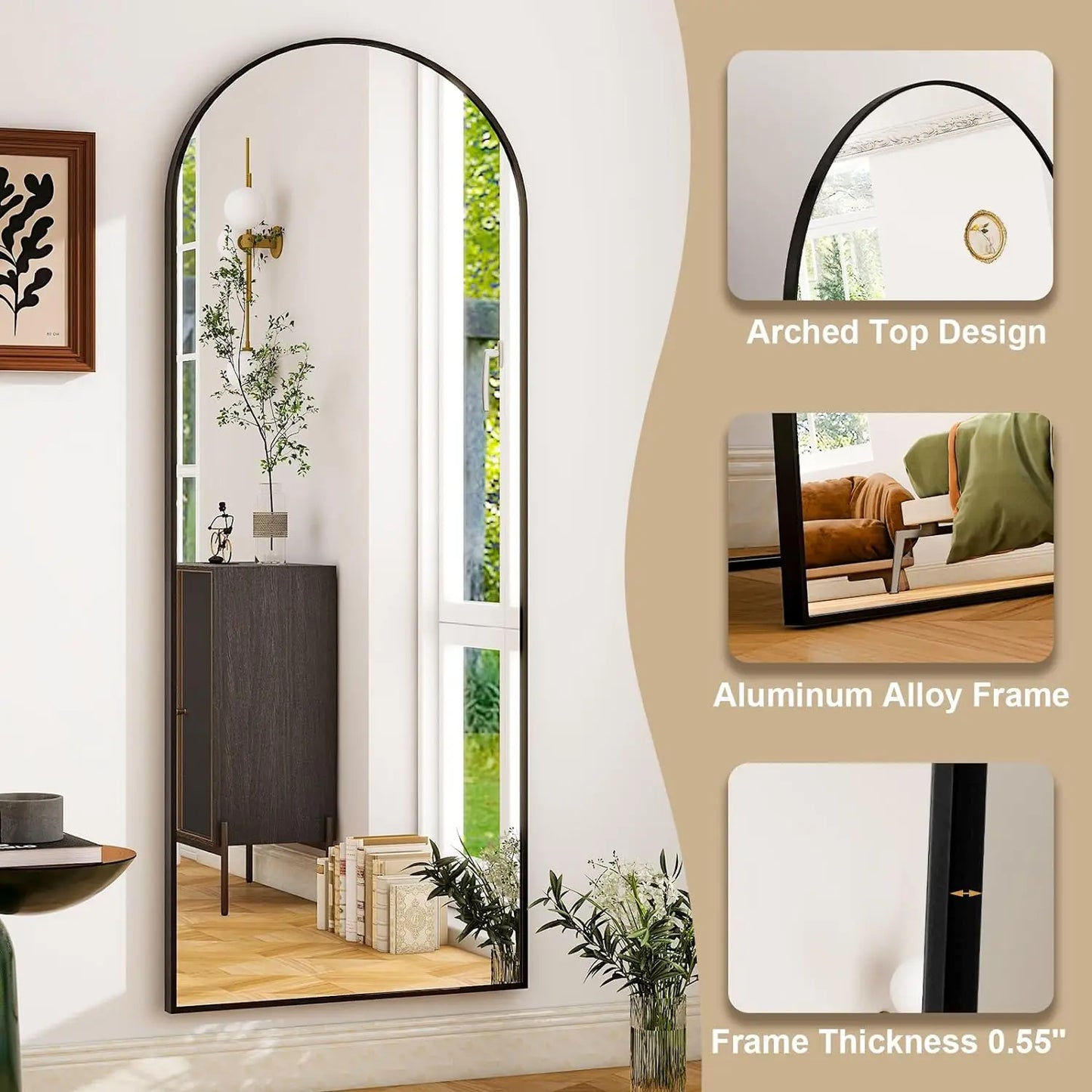 Full-Length Mirror – 26” x 71”