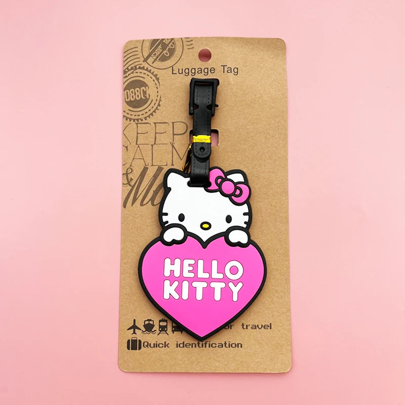 Kawaii Bow Luggage Tag – Cute Travel Bag Identifier