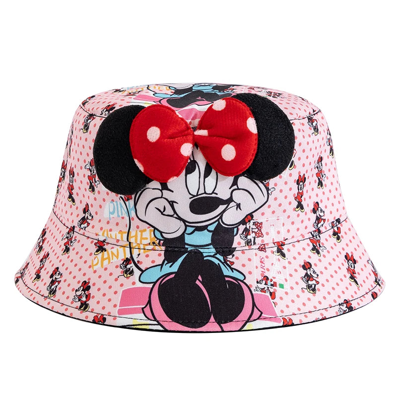 Kawaii Cartoon Bucket Hat – Soft Kids Cap for Ages 3–12