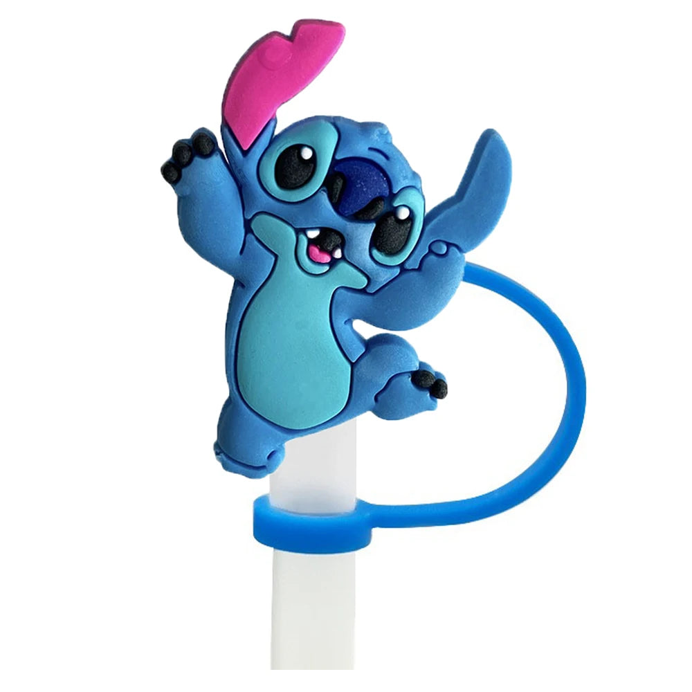 awaii Cartoon Straw Cap Set – Reusable Drink Cover for Cups & Tumblers