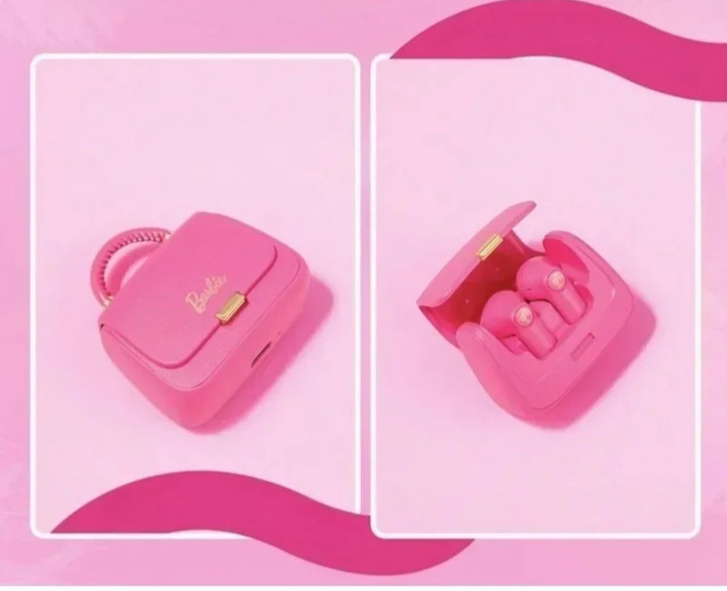 Pink Handbag Wireless Earbuds – Cute Bluetooth Gift for Girls