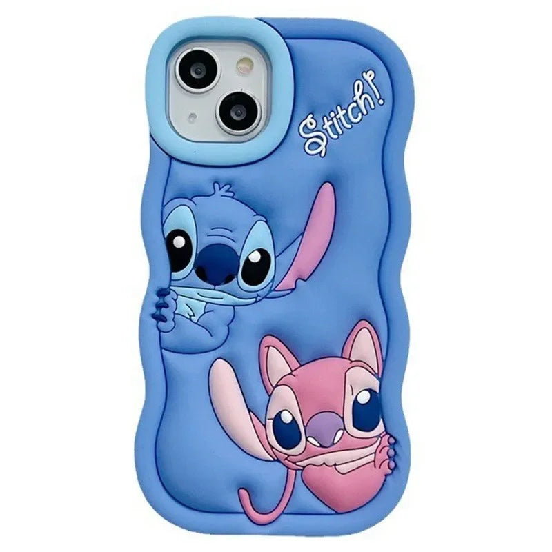 Cute Cartoon Soft TPU Phone Case – iPhone 14, 15 & 16 Series