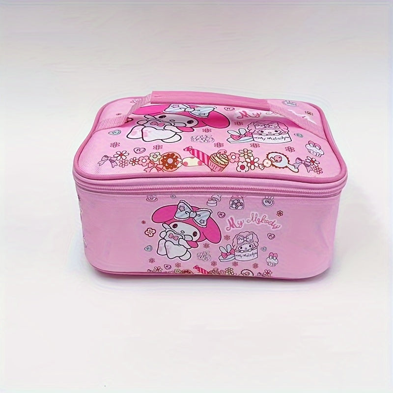 Kawaii Character Insulated Lunch Bag – Water-Resistant Cooler Tote