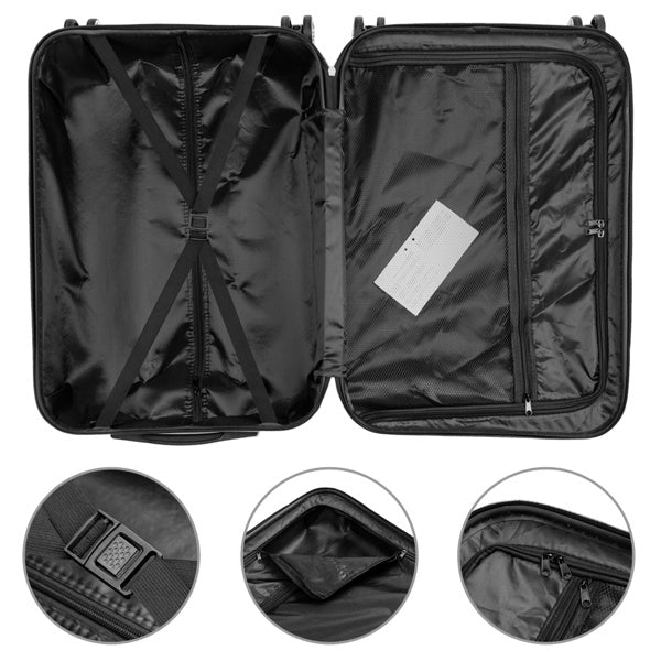 Ready to Fly Luggage Set – 3-Piece Spinner Suitcases, Champagne (20"–28")