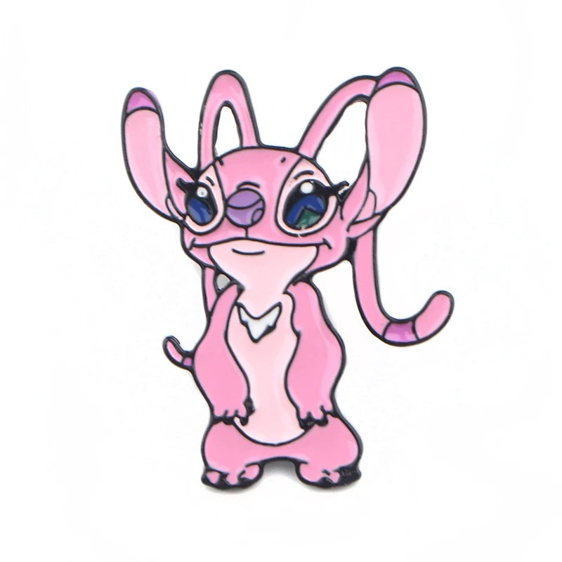 Cute Blue Alien Enamel Pin – Cartoon Lapel Brooch for Bags & Jackets