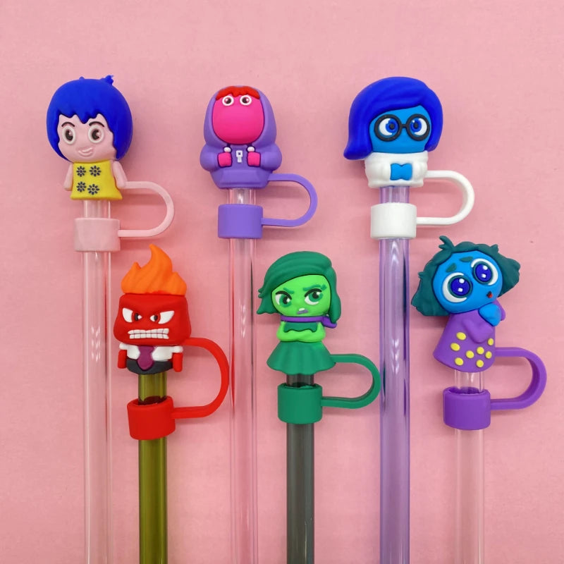 Emotion Character Straw Covers – Fun Kawaii Drink Accessories