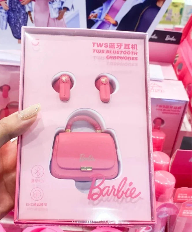 Pink Handbag Wireless Earbuds – Cute Bluetooth Gift for Girls