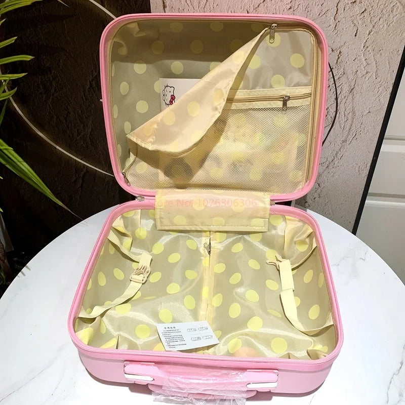 Pink Kawaii Makeup Bag – Large Capacity Travel Organizer