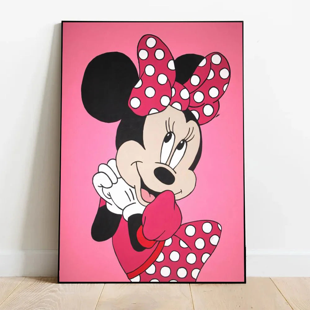 Kawaii Doodle Wall Art Print – Vertical Canvas for Kids’ Rooms or Living Spaces
