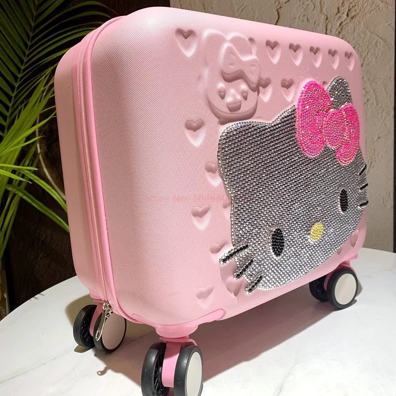 Pink Kawaii Makeup Bag – Large Capacity Travel Organizer