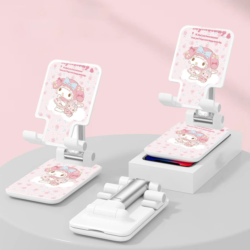 Kawaii Adjustable Desktop Phone & Tablet Stand – Cartoon Style
