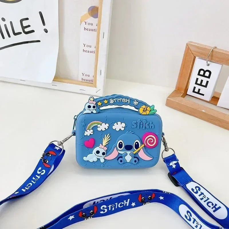 Mini Kawaii Cartoon Shoulder Bag – Soft Silicone Crossbody for Kids