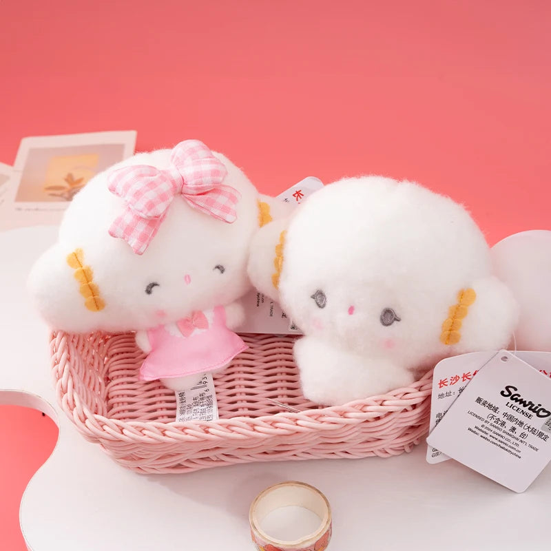 Kawaii Plush Character Bag Pendant – 14cm Cute Backpack Decoration