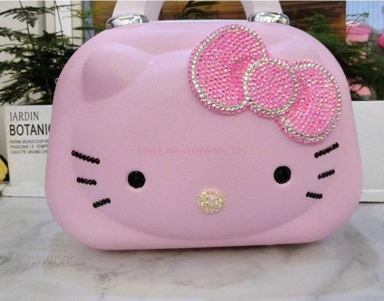 Pink Kawaii Makeup Bag – Large Capacity Travel Organizer