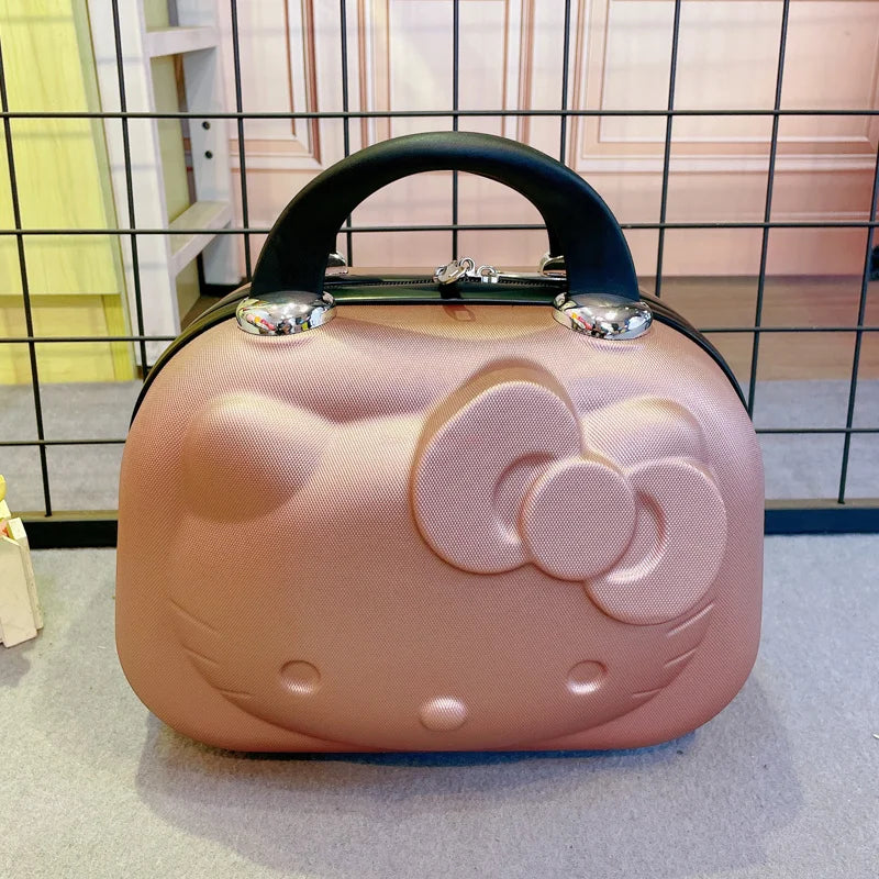 Pink Kawaii Makeup Bag – Large Capacity Travel Organizer