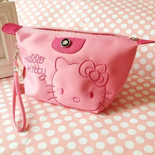 Kawaii Cartoon Makeup & Pencil Bag – Waterproof Large Capacity Storage Pouch
