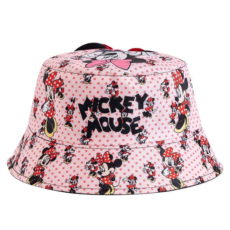 Kawaii Cartoon Bucket Hat – Soft Kids Cap for Ages 3–12
