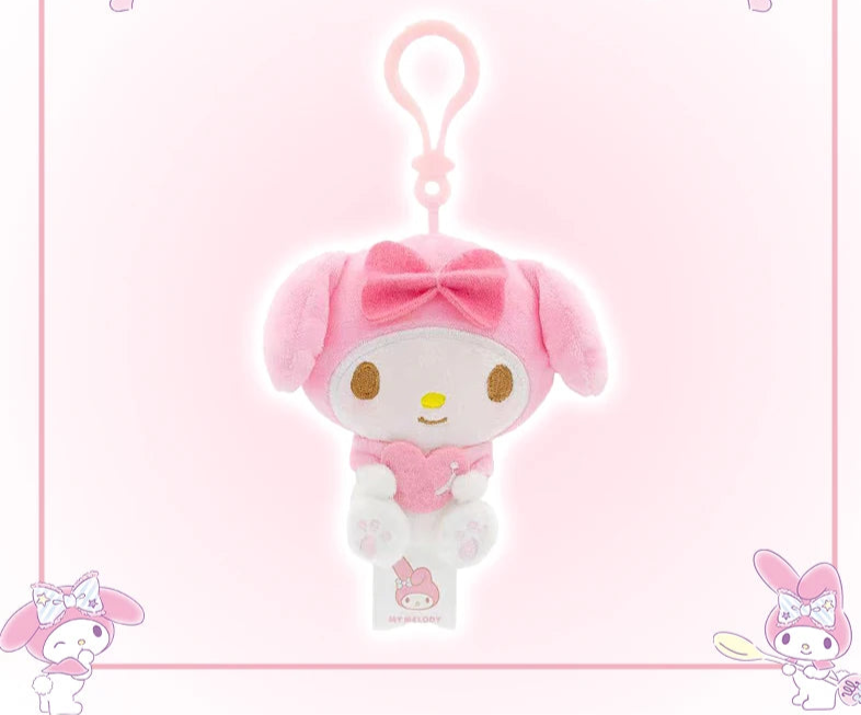 Kawaii Plush Character Bag Pendant – 14cm Cute Backpack Decoration