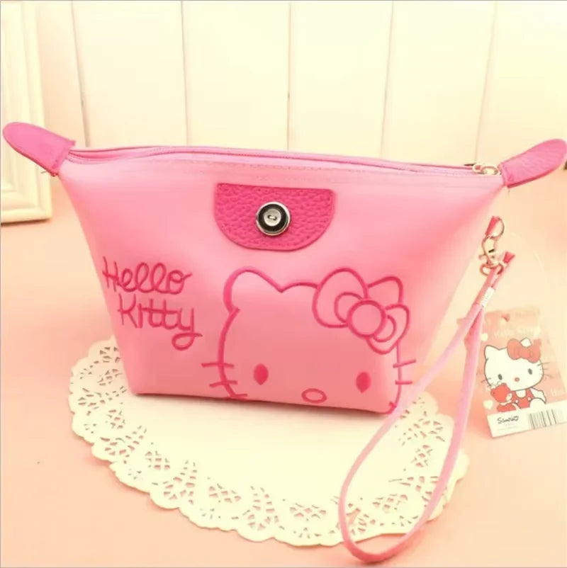 Kawaii Cartoon Makeup & Pencil Bag – Waterproof Large Capacity Storage Pouch
