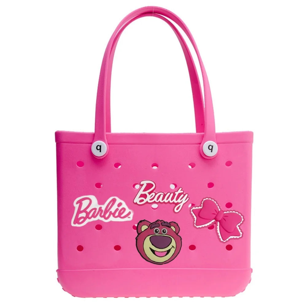 Kawaii Jelly Beach Tote – Waterproof EVA Bag (Medium)